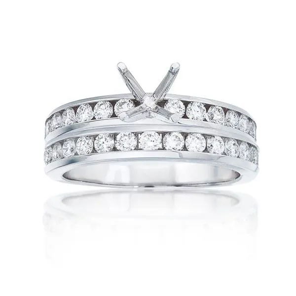 14 Stone Round Diamond Channel Setting Image 2 Ambassador Diamond Jewelers Tucson, AZ