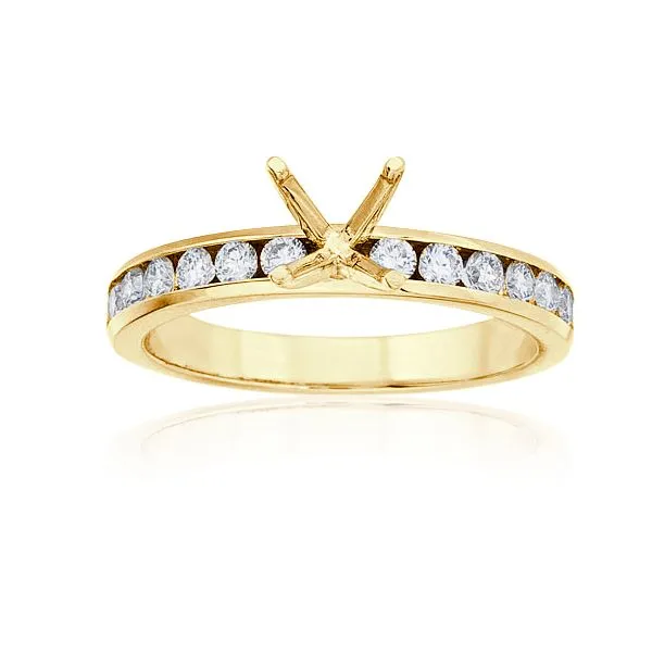 14 Stone Round Diamond Channel Setting Ambassador Diamond Jewelers Tucson, AZ