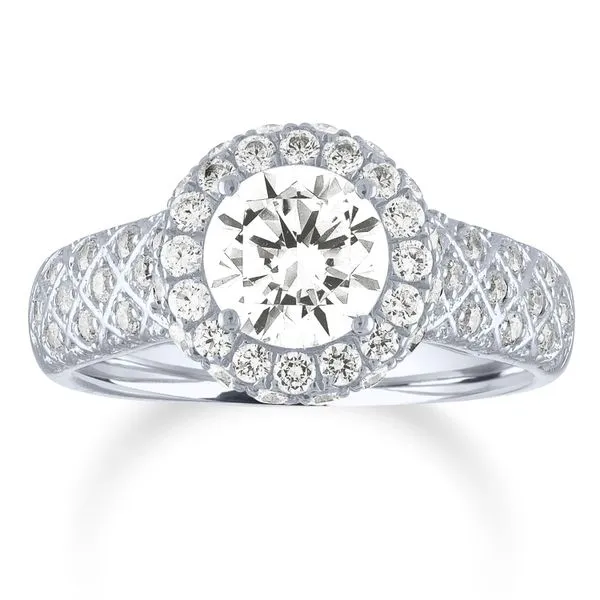 Round Interlace Halo Ambassador Diamond Jewelers Tucson, AZ