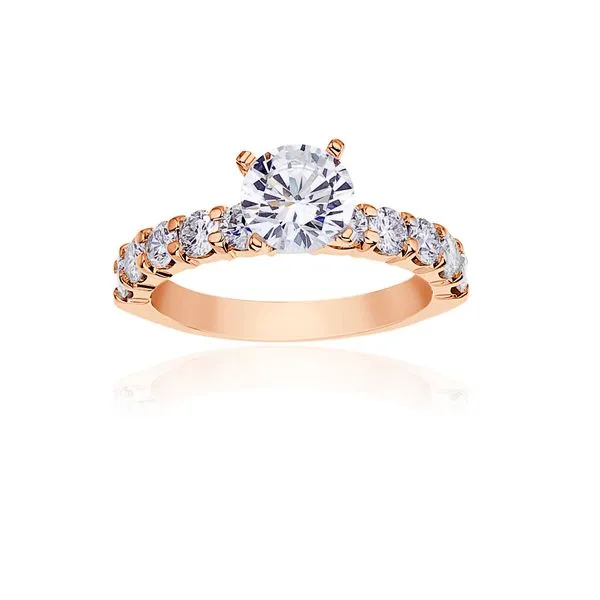 10 Stone Round Diamond Shared Prong Setting Ambassador Diamond Jewelers Tucson, AZ