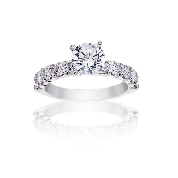 10 Stone Round Diamond Shared Prong Setting Ambassador Diamond Jewelers Tucson, AZ