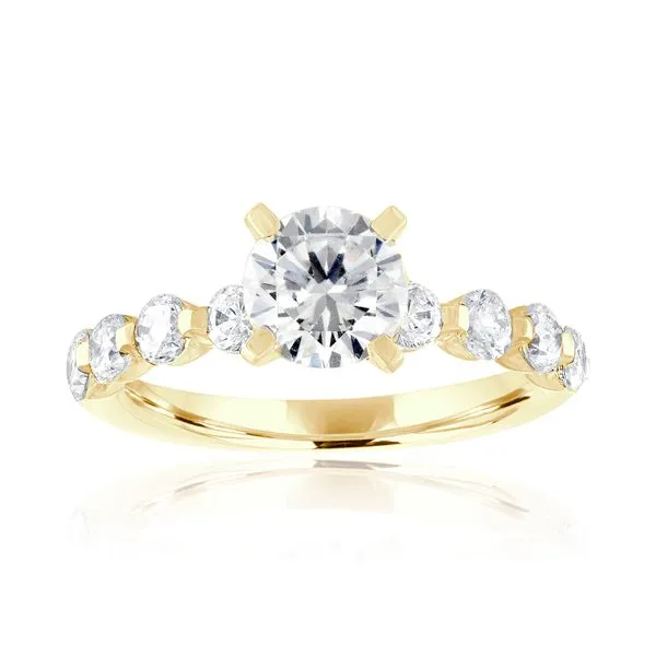 Round Diamond Imagine Set Engagement Ring Ambassador Diamond Jewelers Tucson, AZ