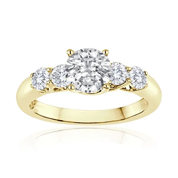 Round Diamond Trellis Setting Ambassador Diamond Jewelers Tucson, AZ