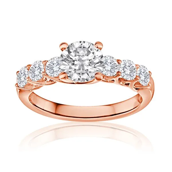 Round Diamond Trellis Engagement Ring Ambassador Diamond Jewelers Tucson, AZ
