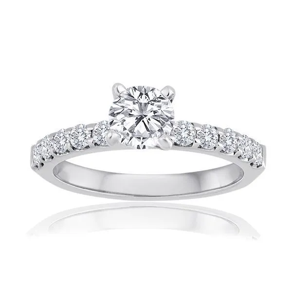 10 Stone Round Diamond Shared Prong Setting Ambassador Diamond Jewelers Tucson, AZ