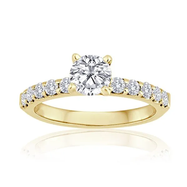 10 Stone Round Diamond Shared Prong Setting Ambassador Diamond Jewelers Tucson, AZ