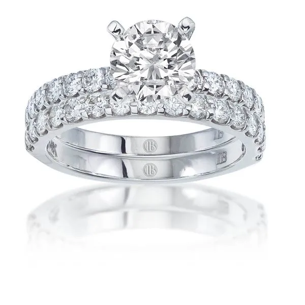 14 Stone Round Diamond Shared Prong Engagement Ring Image 3 Ambassador Diamond Jewelers Tucson, AZ