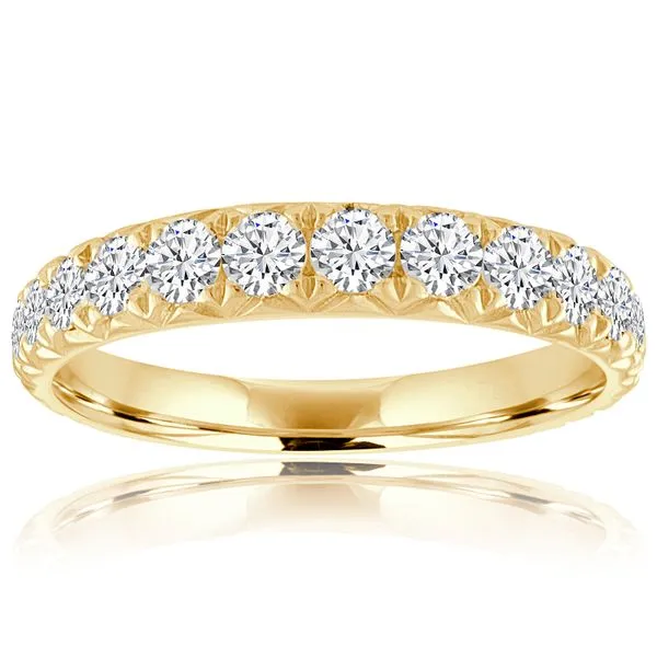 Round Diamond Fishtail Graduated Band Ambassador Diamond Jewelers Tucson, AZ