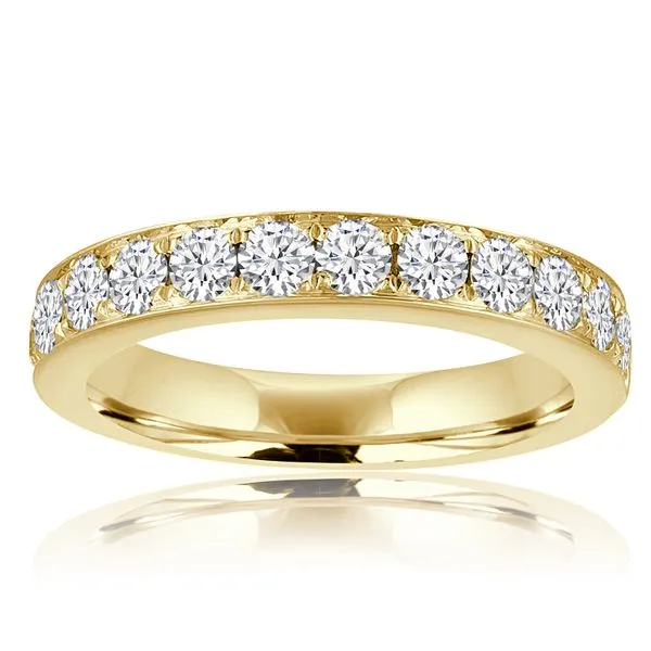 Round Diamond Bead Set Band Ambassador Diamond Jewelers Tucson, AZ