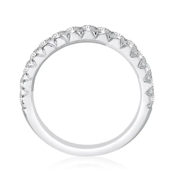 Round Diamond Fishtail Band Image 2 Ambassador Diamond Jewelers Tucson, AZ
