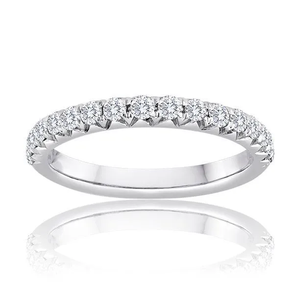 Round Diamond Fishtail Band Ambassador Diamond Jewelers Tucson, AZ