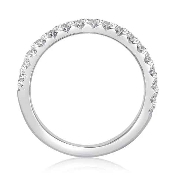 Round Diamond Fishtail Band Image 2 Ambassador Diamond Jewelers Tucson, AZ