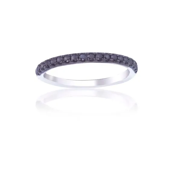 Round Black Diamond Pave Band Ambassador Diamond Jewelers Tucson, AZ