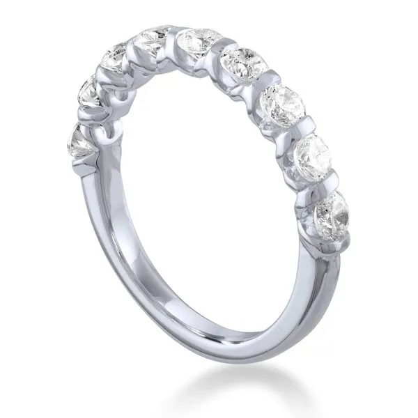 Round Diamond Bar Set Halfway Anniversary Band Image 2 Ambassador Diamond Jewelers Tucson, AZ