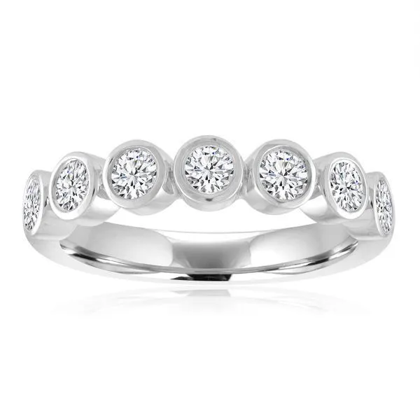 Round Diamond Bezel Set Band Ambassador Diamond Jewelers Tucson, AZ