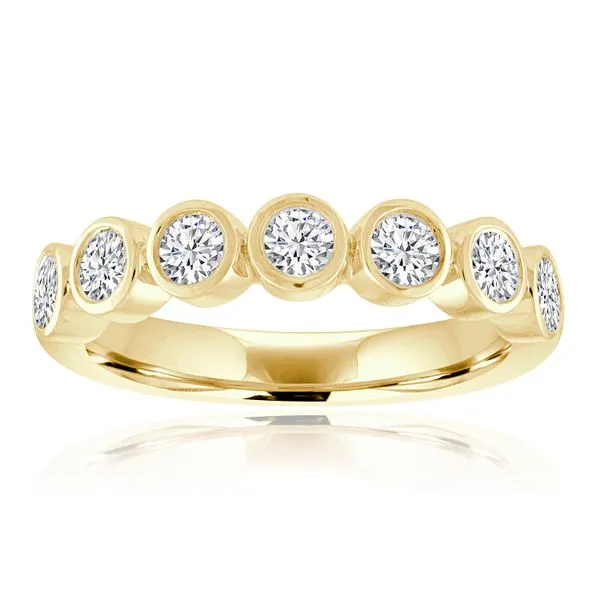 Round Diamond Bezel Set Band Ambassador Diamond Jewelers Tucson, AZ