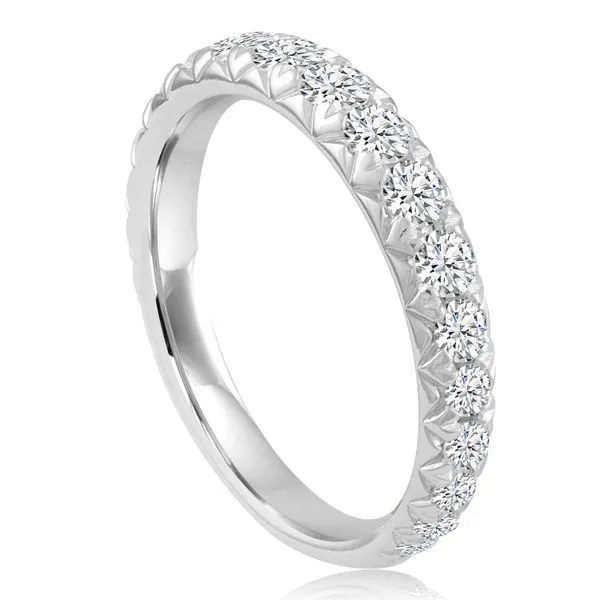 Round Diamond Fishtail Graduated Band Image 2 Ambassador Diamond Jewelers Tucson, AZ