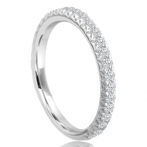 Round Diamond Pave Band Image 2 Ambassador Diamond Jewelers Tucson, AZ