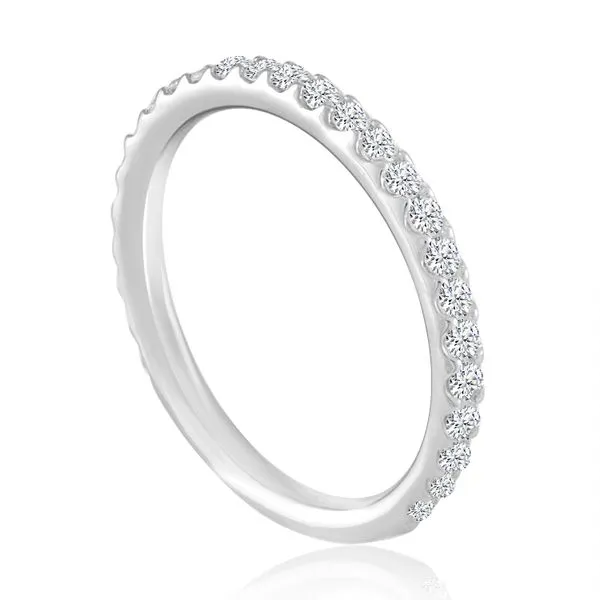 Round Diamond 3/4 of the way around Band Image 2 Ambassador Diamond Jewelers Tucson, AZ