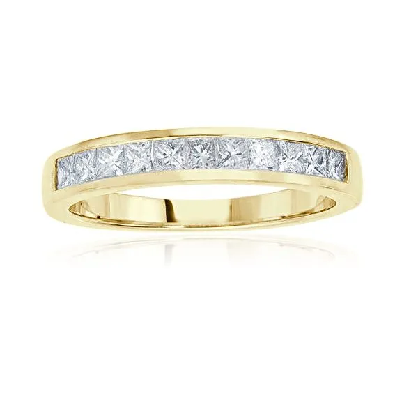 11 Stone Princess Cut Diamond Channel Set Anniversary Band Ambassador Diamond Jewelers Tucson, AZ