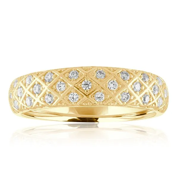 Round Diamond Interlace Band Ambassador Diamond Jewelers Tucson, AZ