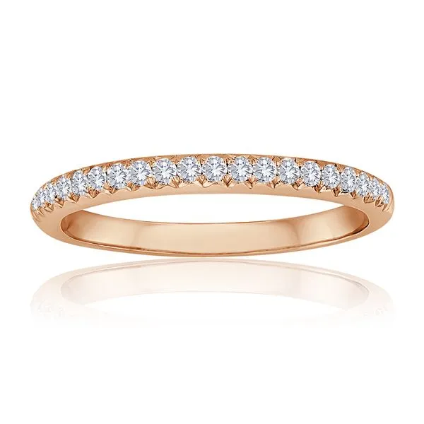 Round Diamond Pave Fishtail Band Ambassador Diamond Jewelers Tucson, AZ