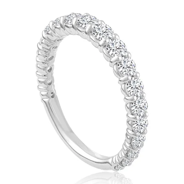 ROUND DIAMOND GRADUATED SHARED PRONG BAND Image 2 Ambassador Diamond Jewelers Tucson, AZ