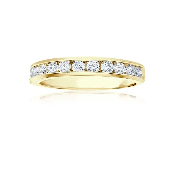 11 Stone Round Diamond Channel Band Ambassador Diamond Jewelers Tucson, AZ