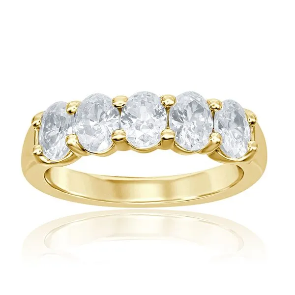 Oval Shared Prong Band Ambassador Diamond Jewelers Tucson, AZ