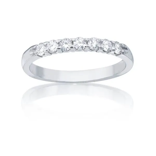 7 Stone Round Diamond Shared Prong Band Ambassador Diamond Jewelers Tucson, AZ