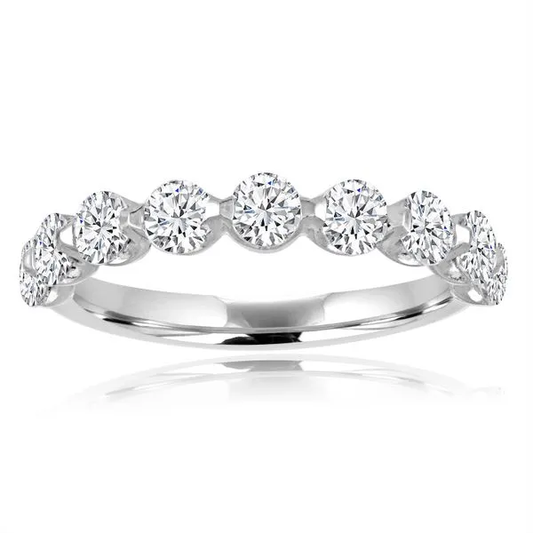 Round Diamond Imagine Set Band Image 2 Ambassador Diamond Jewelers Tucson, AZ