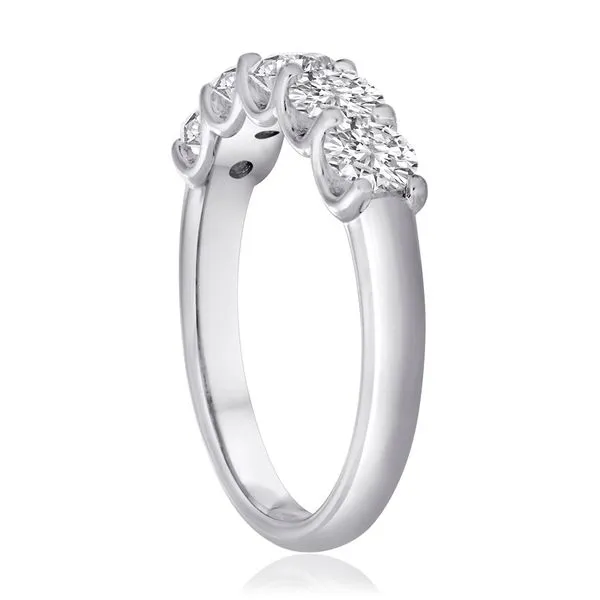 Round Diamond U-Prong Band Image 2 Ambassador Diamond Jewelers Tucson, AZ