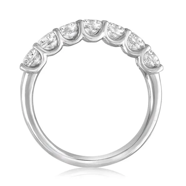 Round Diamond U-Prong Band Image 2 Ambassador Diamond Jewelers Tucson, AZ