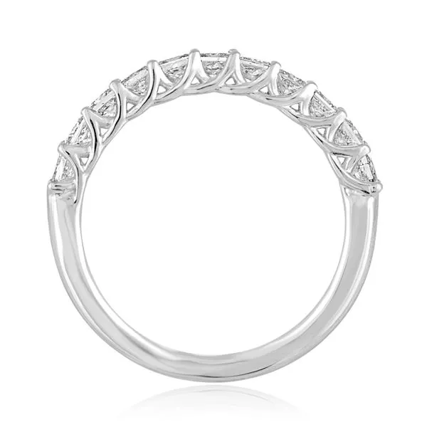 Princess Cut Diamond Trellis 11 Stone Band Image 2 Ambassador Diamond Jewelers Tucson, AZ