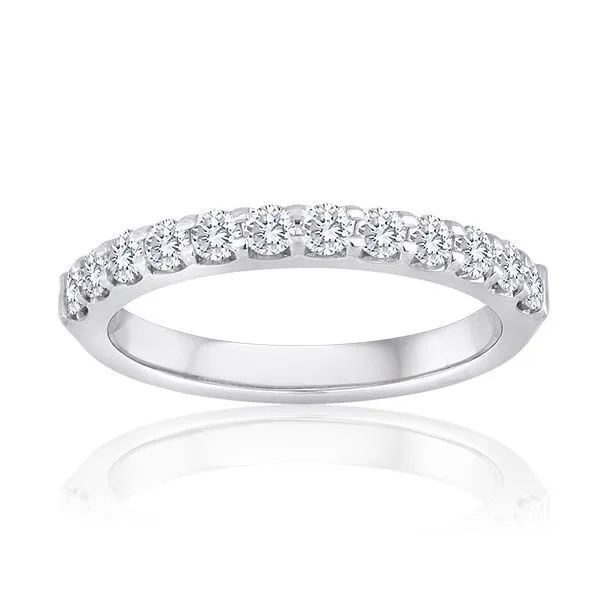 12 Stone Round Diamond Shared Prong Band Ambassador Diamond Jewelers Tucson, AZ