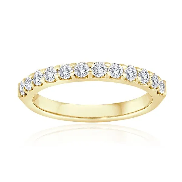 12 Stone Round Diamond Shared Prong Band Ambassador Diamond Jewelers Tucson, AZ