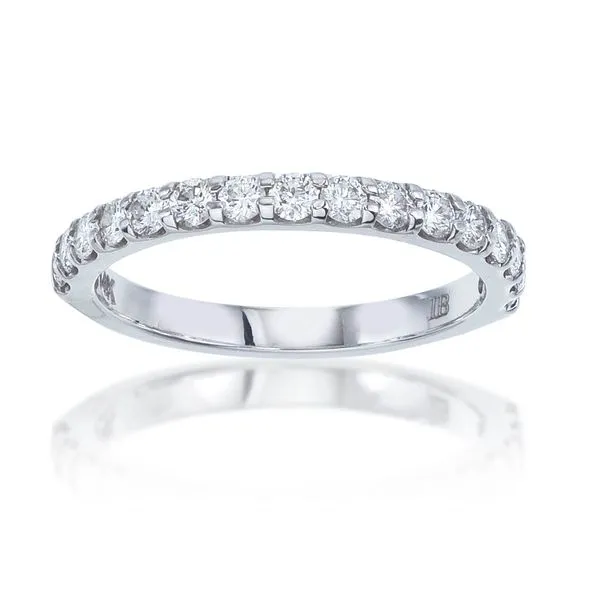 16 Stone Round Diamond Shared Prong Anniversary Band Ambassador Diamond Jewelers Tucson, AZ