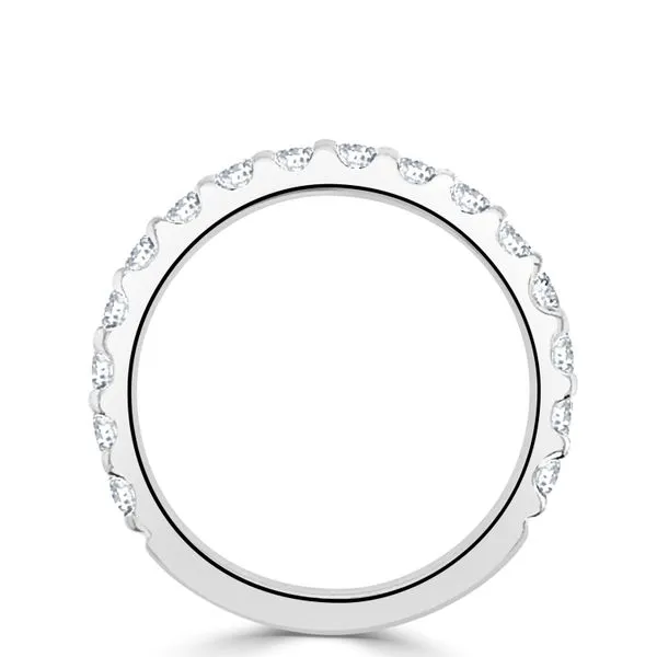 16 Stone Round Diamond Shared Prong Anniversary Band Image 2 Ambassador Diamond Jewelers Tucson, AZ