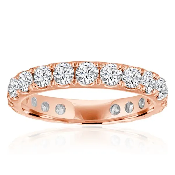 Round Diamond Split Prong Eternity Band Ambassador Diamond Jewelers Tucson, AZ