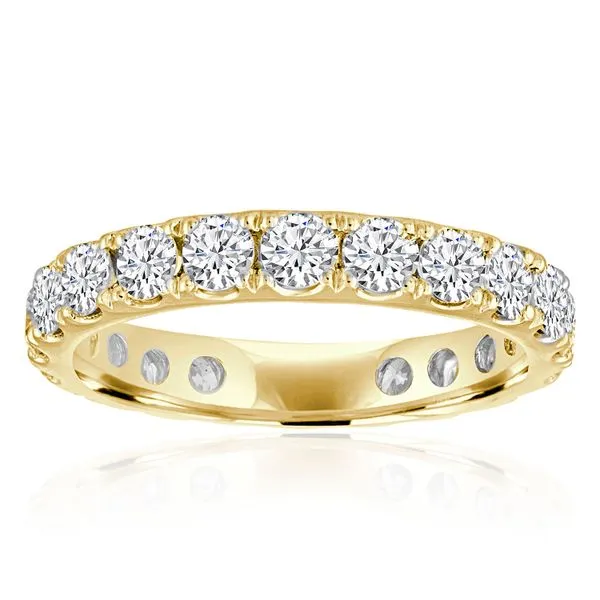 Round Diamond Split Prong Eternity Band Ambassador Diamond Jewelers Tucson, AZ