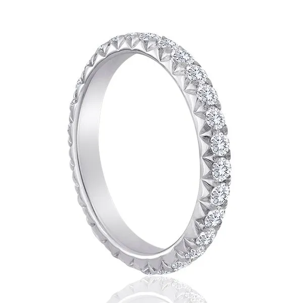 RD DIA FISHTAIL ETERNITY BAND Image 2 Ambassador Diamond Jewelers Tucson, AZ