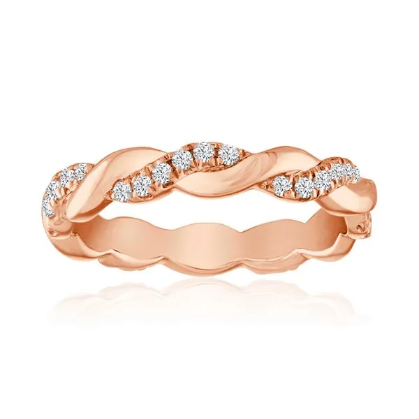 Round Diamond Twist Eternity Band Ambassador Diamond Jewelers Tucson, AZ