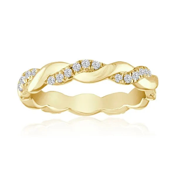 Round Diamond Twist Eternity Band Ambassador Diamond Jewelers Tucson, AZ