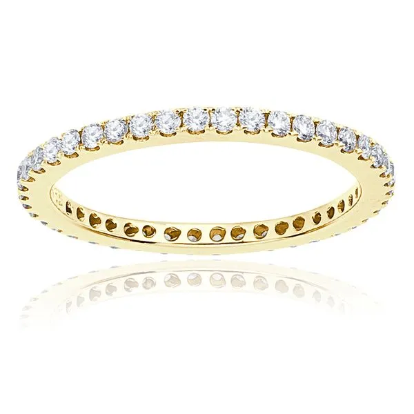 Round Diamond Pave Eternity Band Ambassador Diamond Jewelers Tucson, AZ