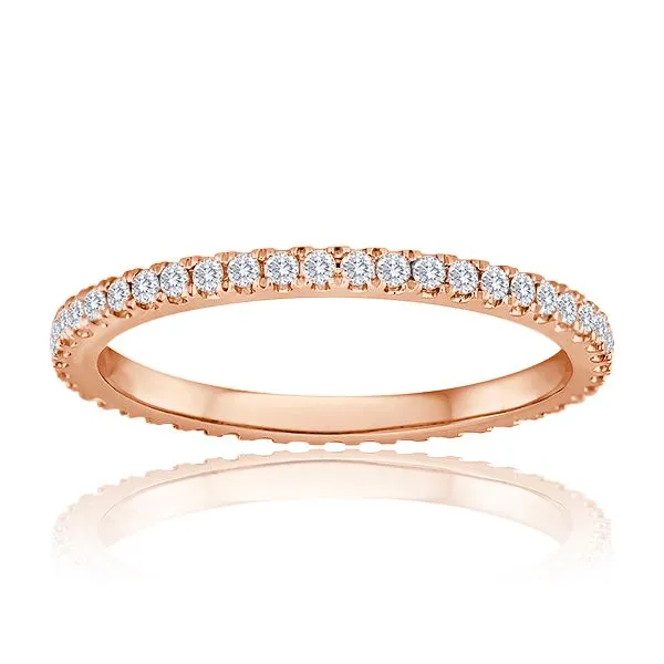 Round Diamond Pave Eternity Band Ambassador Diamond Jewelers Tucson, AZ