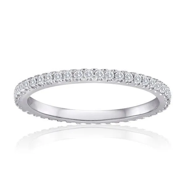 Round Diamond Pave Eternity Band Ambassador Diamond Jewelers Tucson, AZ