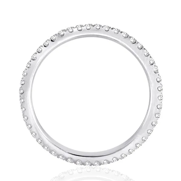 Round Diamond Pave Eternity Band Image 2 Ambassador Diamond Jewelers Tucson, AZ