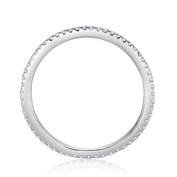 Round Diamond Pave Eternity Band Image 2 Ambassador Diamond Jewelers Tucson, AZ