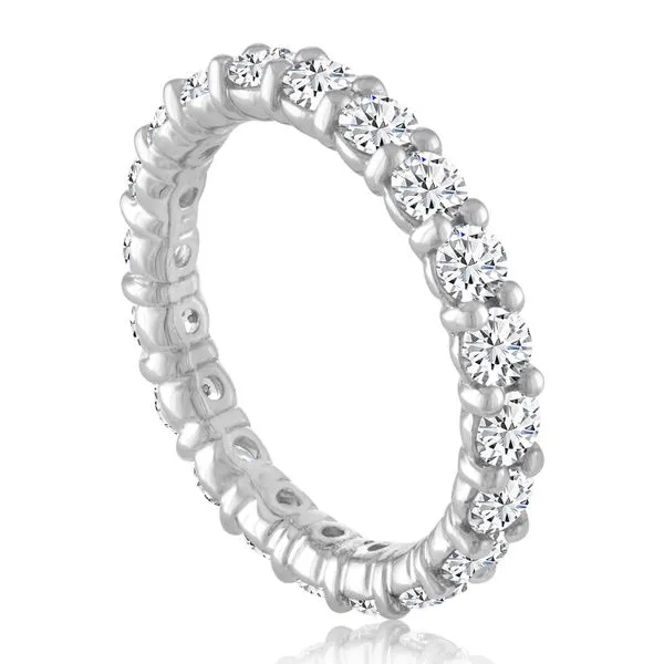 Round Diamond Shared Prong Eternity Band Image 2 Ambassador Diamond Jewelers Tucson, AZ