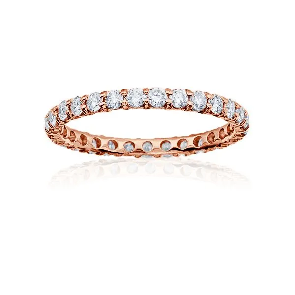 Round Diamond Shared Prong Diamond Eternity Band Ambassador Diamond Jewelers Tucson, AZ